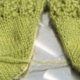 Wol&Co groene sneaker geschikt voor sokken